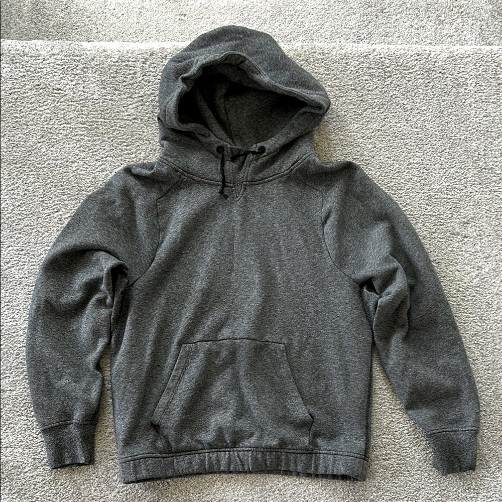 Lululemon Grey Hooded Pullover Sweatshirt - Picture 1 of 8